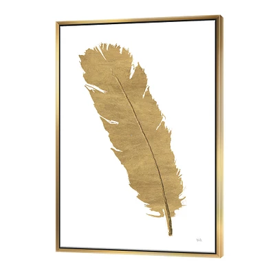 Designart - Glam pure Gold Feather II