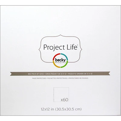 American Crafts™ AMC Project Life® 12" x 12" Page Protectors