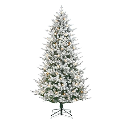 7.5ft. Pre-Lit Boulderwood Spruce Artificial Christmas Tree, Clear Lights