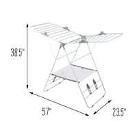 Honey Can Do Large Expandable & Collapsible Gullwing Clothes Drying Rack