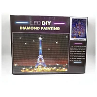 Sparkly Selections House & Christmas Tree Pre-Framed Diamond Painting Kit with Backlighting