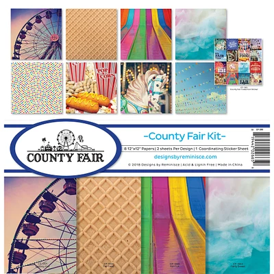 Reminisce Collection Kit 12"X12"-County Fair