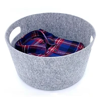 Welaxy 15" Felt Round Basket