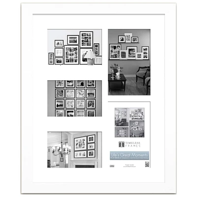 Timeless Frames® 5 Opening White Life's Great Moments Collage Frame