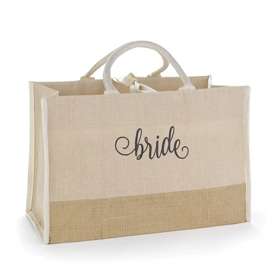 Hortense B. Hewitt Co.  Bride Natural Jute Tote Bag