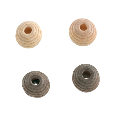 12 Pack: Mixed Wood Round Craft Beads, 9.5mm by Bead Landing™