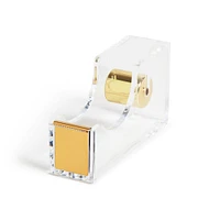 U Brands® Gold & Clear Acrylic Tape Dispenser