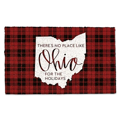 There's no Place like Ohio for the Holidays Doormat
