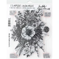 Stampers Anonymous Tim Holtz® Glorious Garden Cling Stamp Set