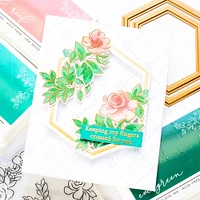 Pinkfresh Studio Nested Hexagons Hot Foil Plates