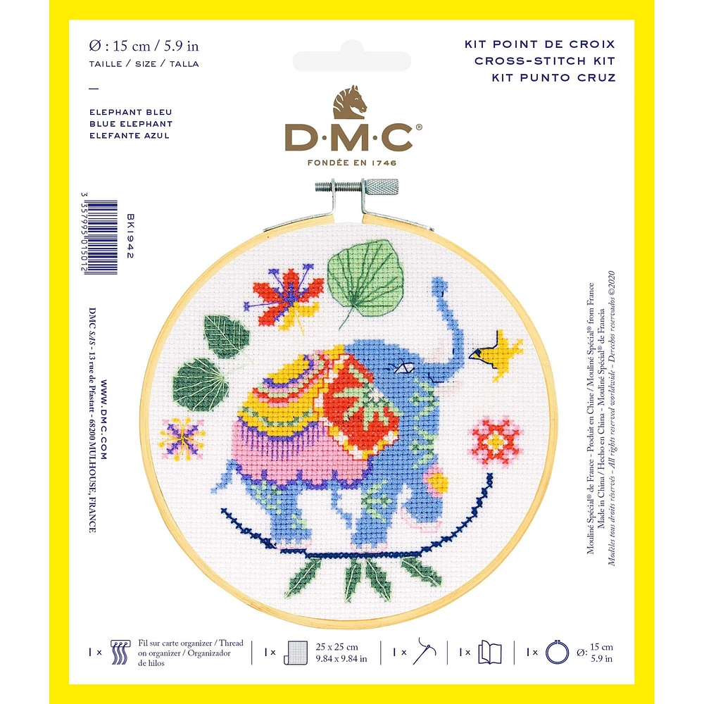 DMC® Elephant Cross Stitch Kit