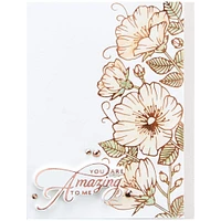 Spellbinders® Glimmer Sweet Blooms Border Hot Foil Plate