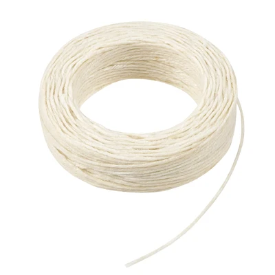 12 Pack: White Waxed Linen Cord by Bead Landing™