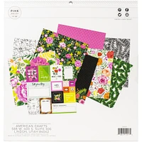 Pink™ Paislee 5th & Monaco Paper Pad, 12" x 12"