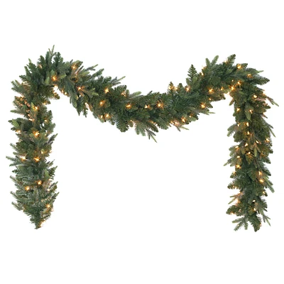 9ft. Pre-Lit Balsam Fir Garland