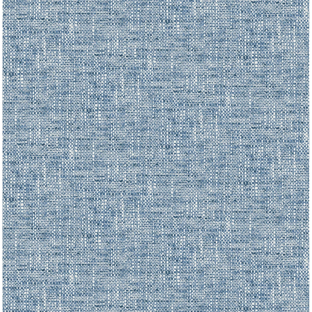 NuWallpaper Navy Poplin Texture Peel & Stick Wallpaper