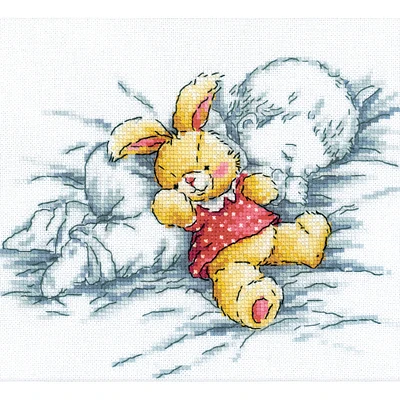 RTO Baby With Rabbit Counted Cross Stitch Kit
