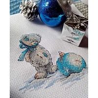 Mp Studia Christmas Bear Cross Stitch Kit