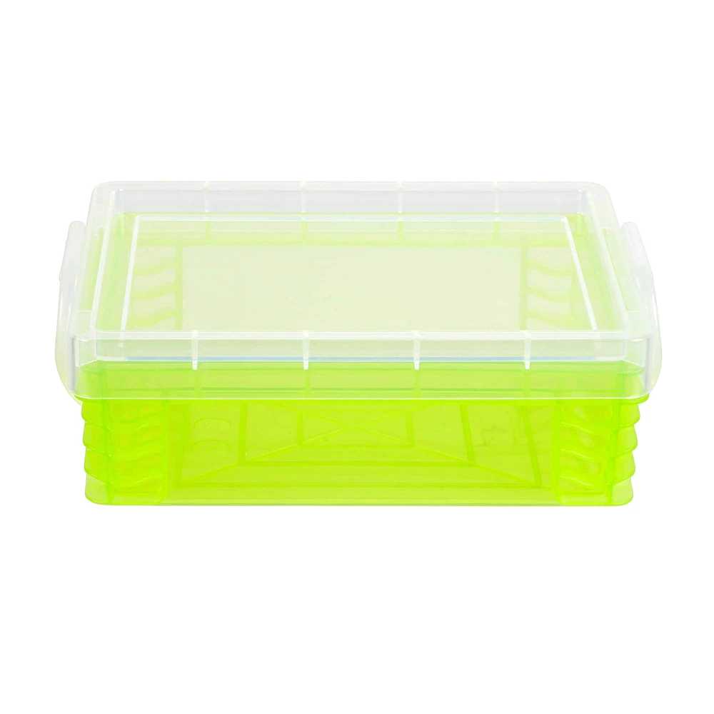 Green Stacking Crayon Box by Simply Tidy™