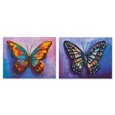 6 Pack: Butterfly Duo Diamond Art Kit by Make Market®