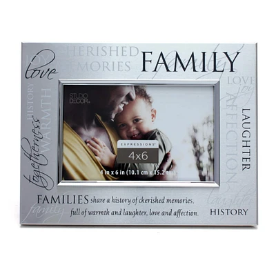 Family Sentiment 4" x 6" Frame, Expressions™ by Studio Décor®