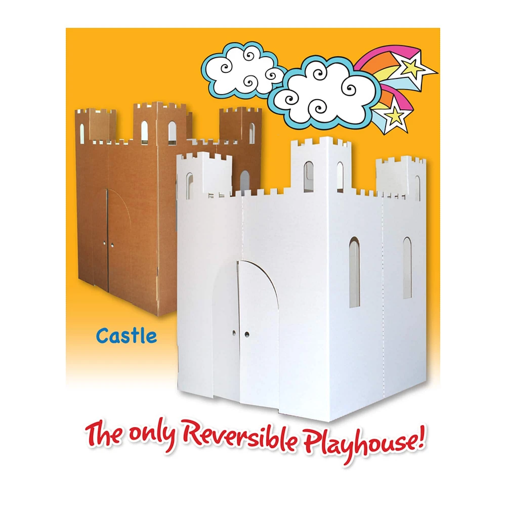 Easy Playhouse Castle Cardboard Playhouse