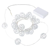 8 Pack: 20ct. Warm White Wire Ball LED String Lights by Ashland™