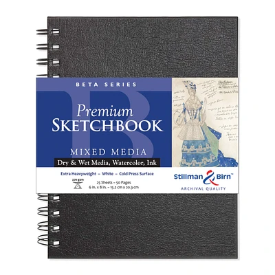 Stillman & Birn™ Beta Series Premium Hardcover Mixed Media Sketchbook