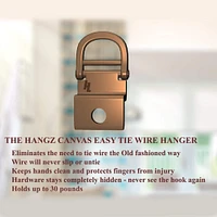 HangZ™ 25lb. Canvas Wire 1 Hole D Ring Kit