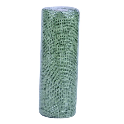 10" Green Poly Burlap Mesh by Celebrate It™ 