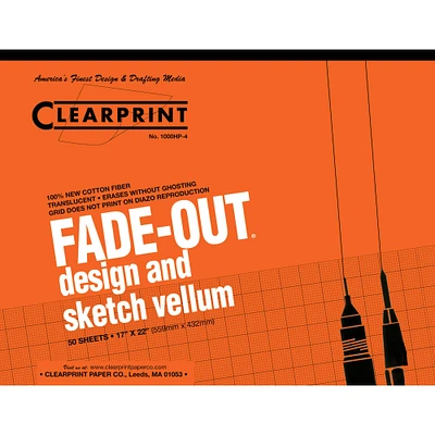 Clearprint™ Fade-Out® Grid Design & Sketch Pad