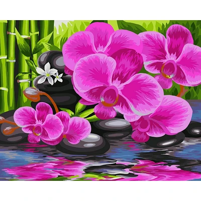 Crafting Spark Orchid Painting by Numbers Kit