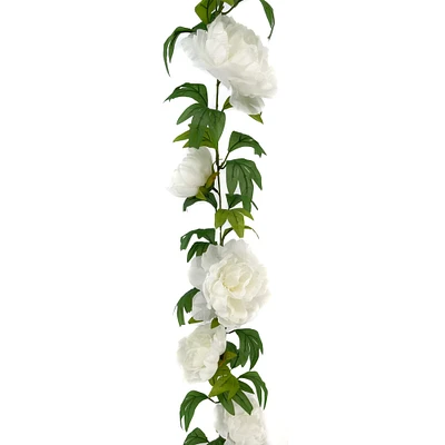 6ft. Cream Peony Garland by Ashland®