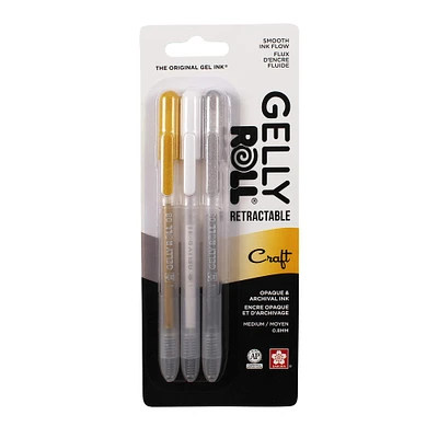 6 Packs: 3 ct. (18 total) Gelly Roll® Craft Medium Retractable Gel Pens