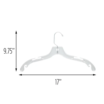 Honey Can Do Clear Plastic Hangers, 24ct.