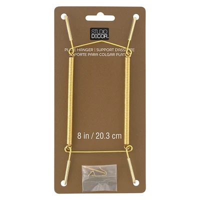 12 Pack: Brass Plate Hanger by Studio Décor®