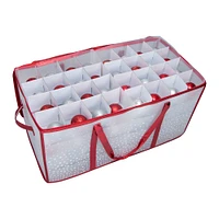 Simplify Red & White 128ct. Ornament Storage Organizer