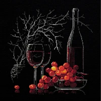 RIOLIS Still Life With Red Wine Cross Stitch Kit