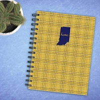 TF Publishing Indiana Golden Plaid Journal