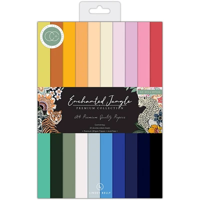 Craft Consortium Enchanted Jungle Double-Sided Paper Pad, 8.25" x 11.75"
