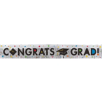 5ft. Multicolored Graduation Fringe Banner