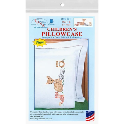 Jack Dempsey Deer & Friends Children's Pillowcase