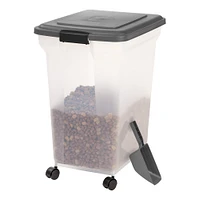 IRIS Dark Gray 67qt. Airtight Pet Food Container