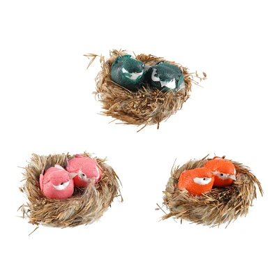 12 Packs: 2 ct. (24 total) Assorted Bird in Nest by Ashland®
