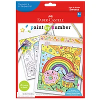 Faber-Castell® Sweets Paint by Number Wall Art Kit