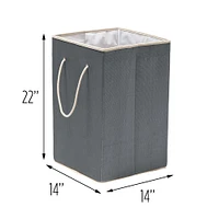 Honey Can Do Gray Large Square Hamper