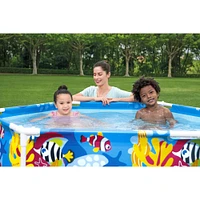 Steel Pro 6ft. UV Careful Splash-in-Shade Play Pool