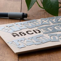 Walnut Hollow® Creative Woodburner® Alphabet Stencils, 26ct.