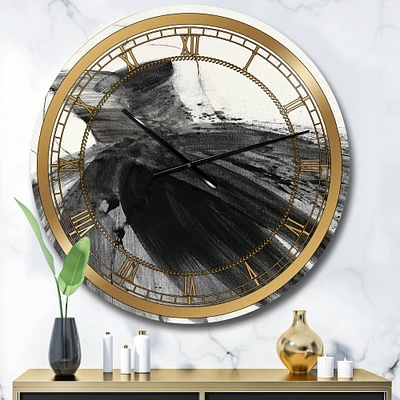 Designart 'Glam And Fashion Feminine Iii Glam Wall Clock