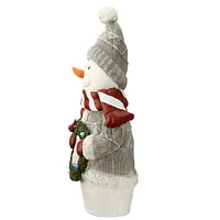 29" Holiday Snowman Décor Piece